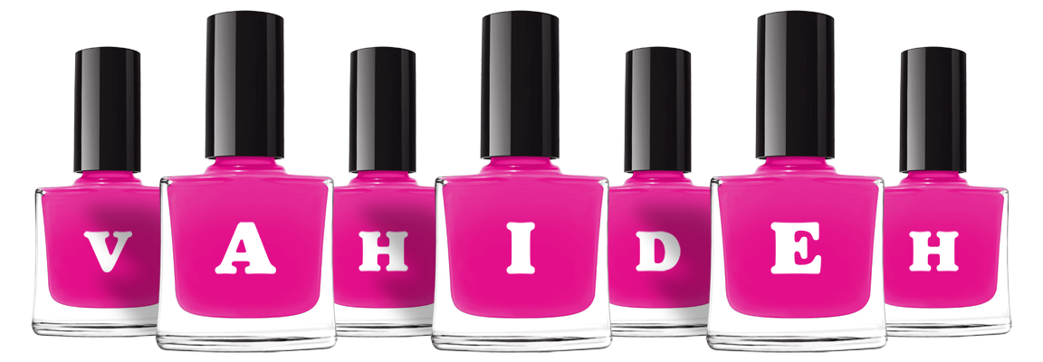 Vahideh nails logo