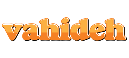 Vahideh orange logo