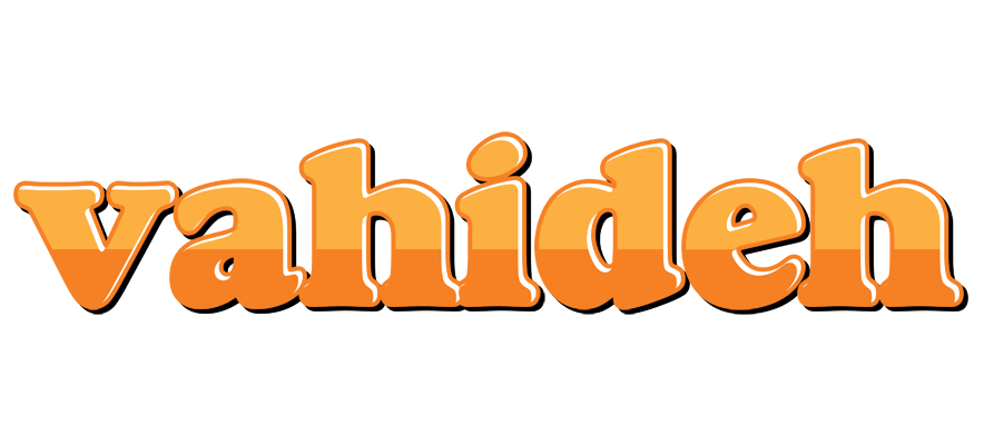 Vahideh orange logo