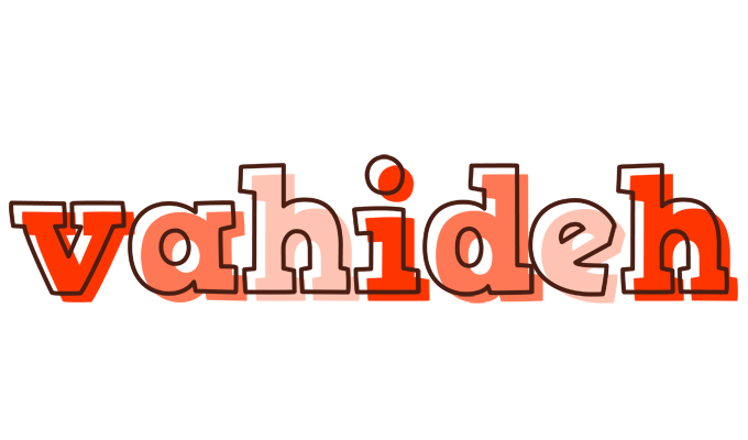 Vahideh paint logo