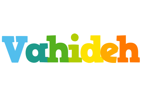 Vahideh rainbows logo