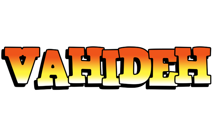 Vahideh sunset logo