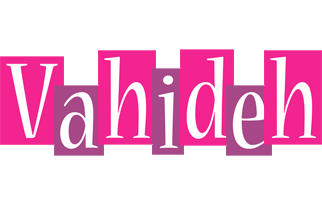 Vahideh whine logo