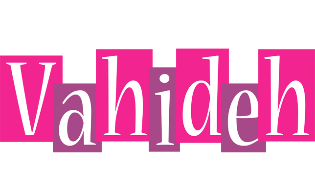 Vahideh whine logo