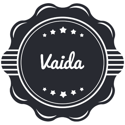Vaida badge logo