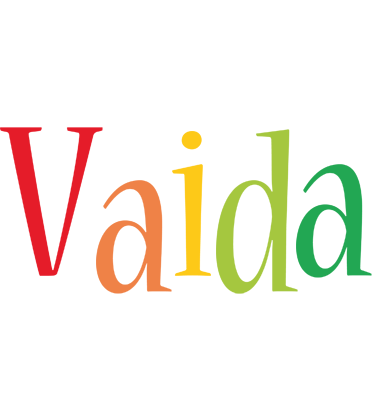 Vaida birthday logo