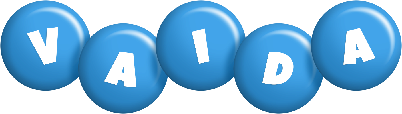 Vaida candy-blue logo