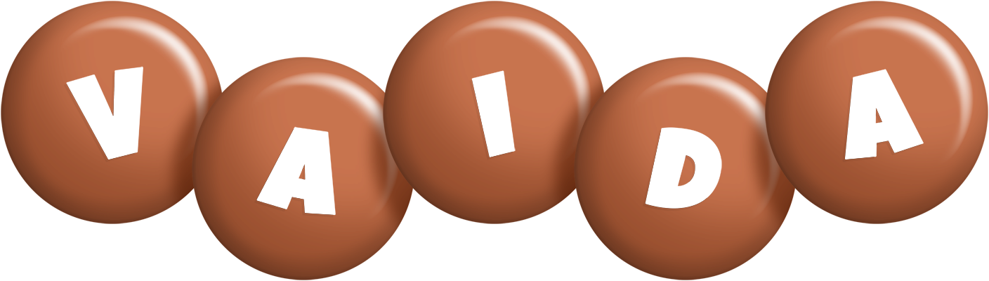 Vaida candy-brown logo