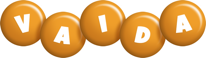 Vaida candy-orange logo