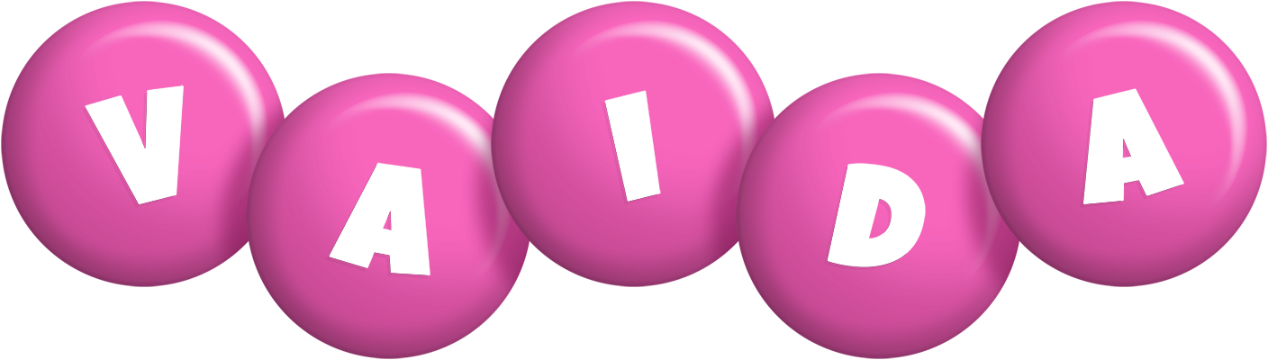 Vaida candy-pink logo