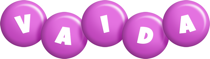 Vaida candy-purple logo