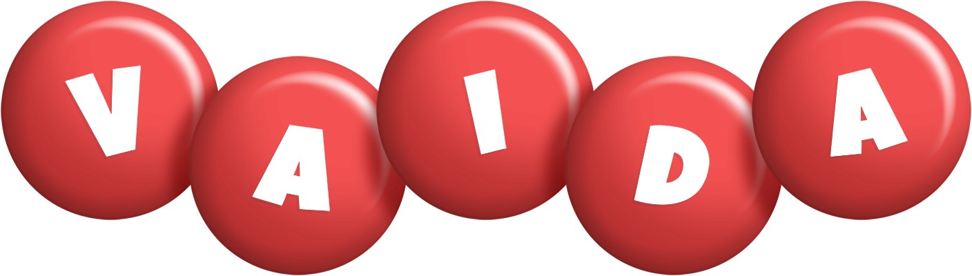Vaida candy-red logo