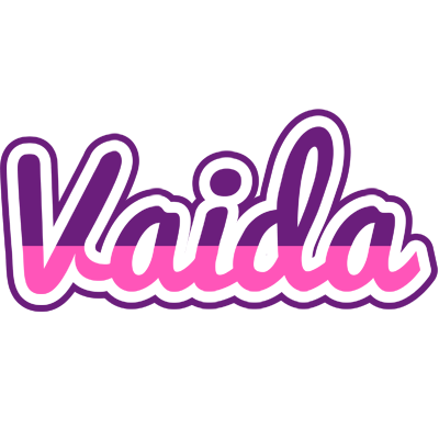 Vaida cheerful logo