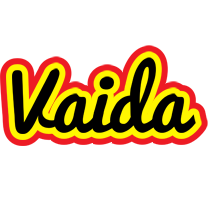 Vaida flaming logo