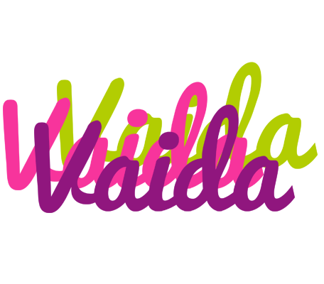 Vaida flowers logo