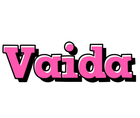 Vaida girlish logo