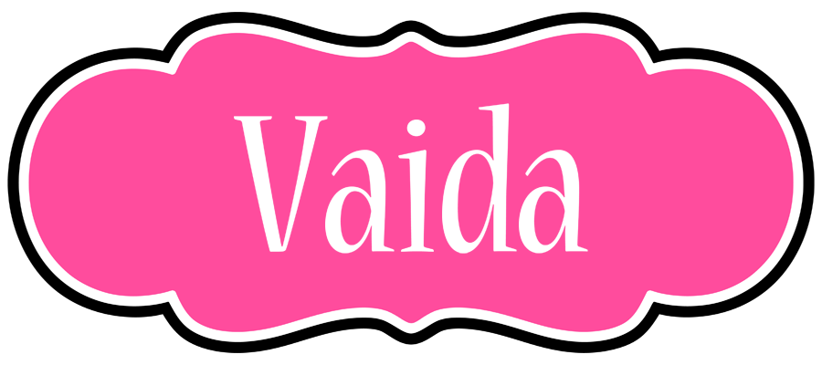 Vaida invitation logo
