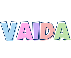 Vaida pastel logo