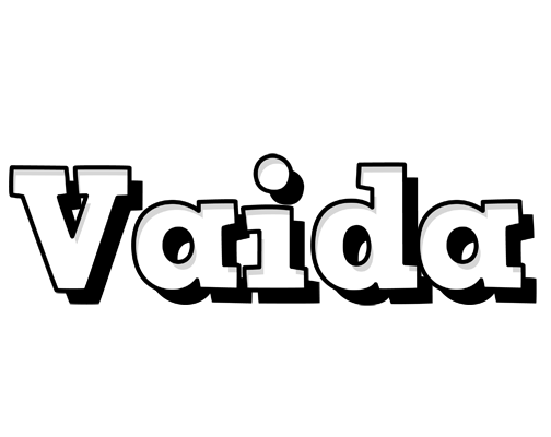 Vaida snowing logo