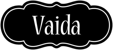 Vaida welcome logo