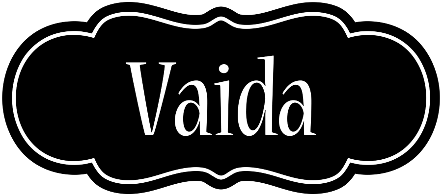 Vaida welcome logo