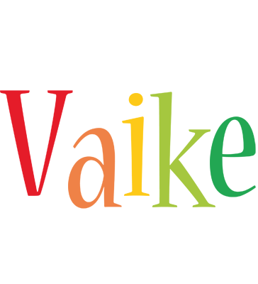 Vaike birthday logo