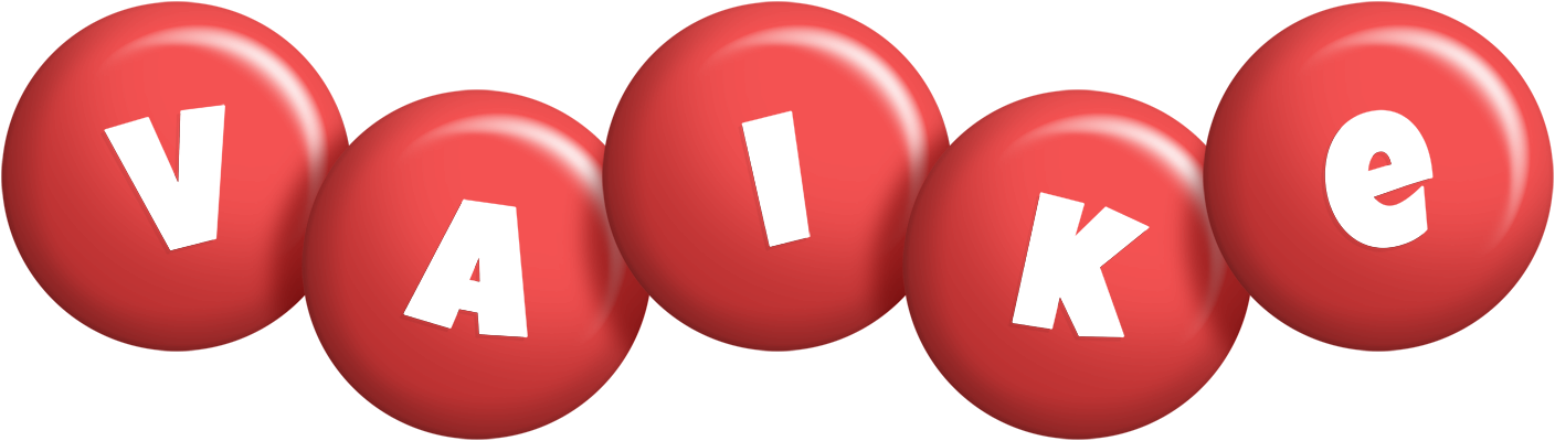 Vaike candy-red logo