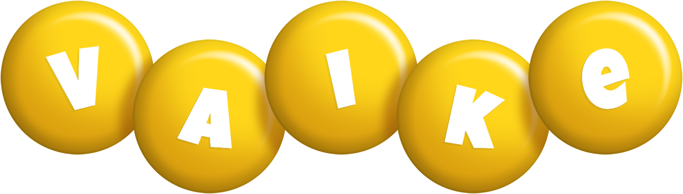 Vaike candy-yellow logo