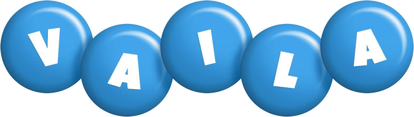 Vaila candy-blue logo