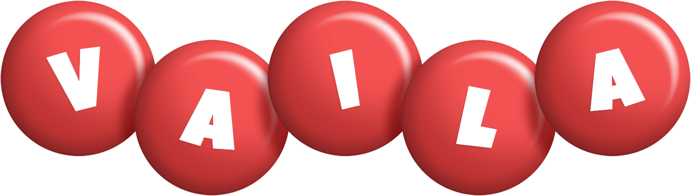 Vaila candy-red logo