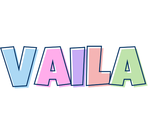 Vaila pastel logo