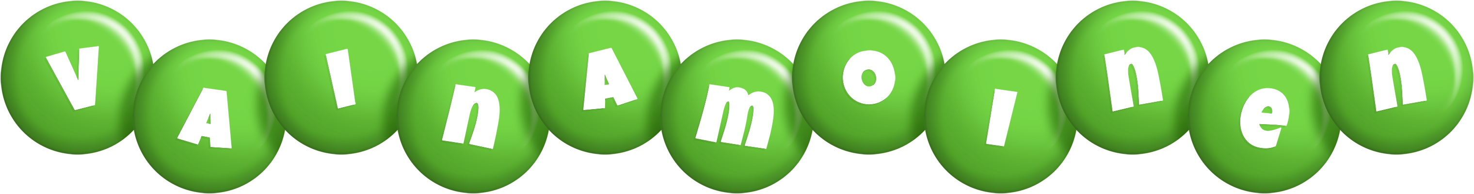 Vainamoinen candy-green logo