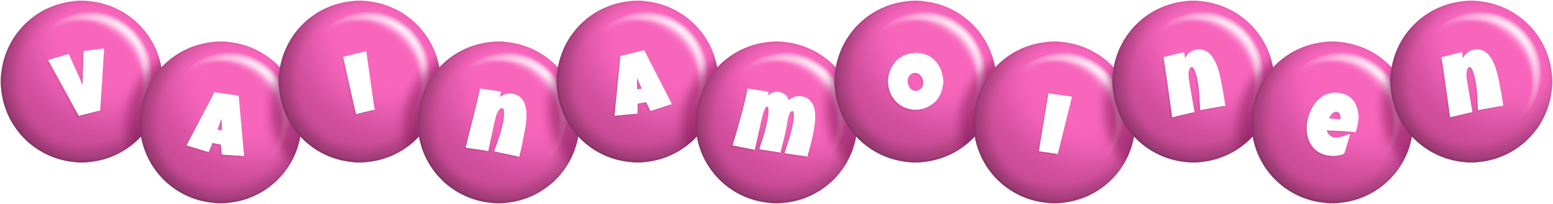 Vainamoinen candy-pink logo
