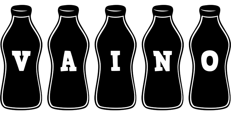 Vaino bottle logo