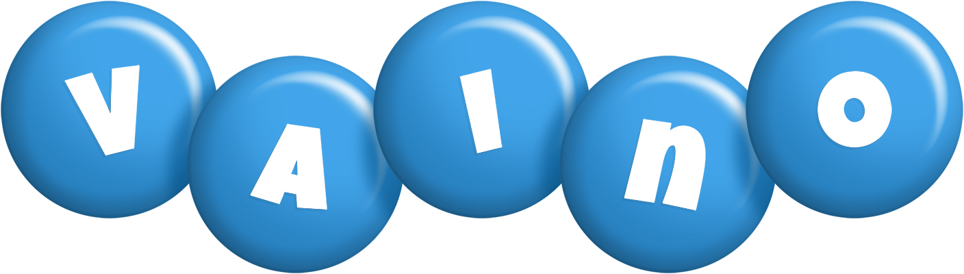 Vaino candy-blue logo