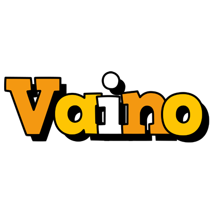 Vaino cartoon logo