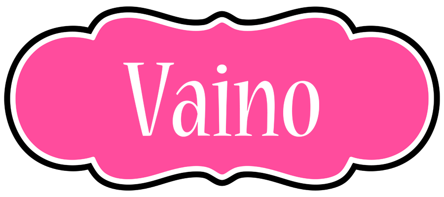 Vaino invitation logo