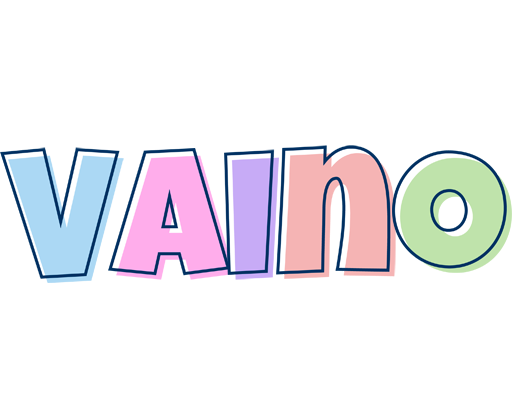 Vaino pastel logo