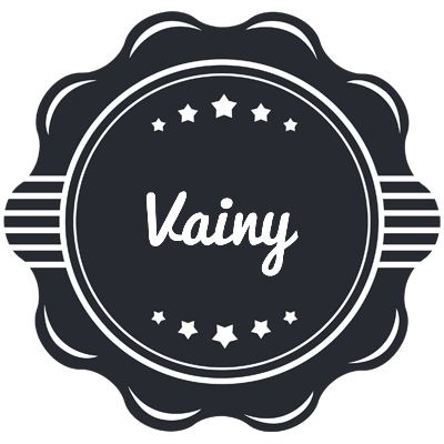 Vainy badge logo