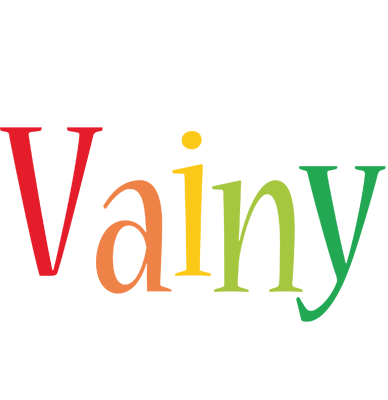 Vainy birthday logo
