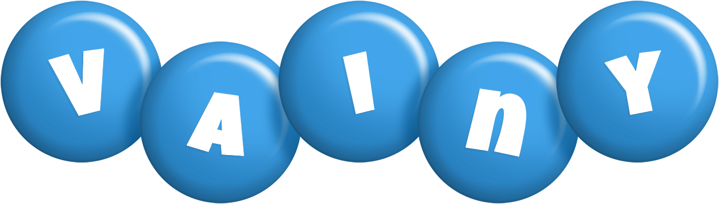 Vainy candy-blue logo