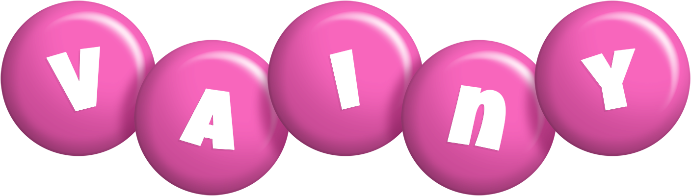 Vainy candy-pink logo