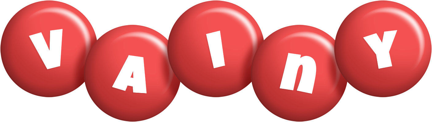 Vainy candy-red logo