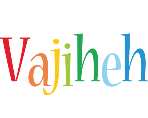 Vajiheh birthday logo