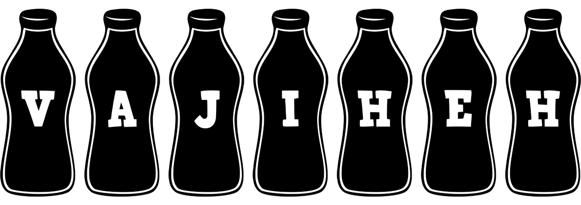 Vajiheh bottle logo
