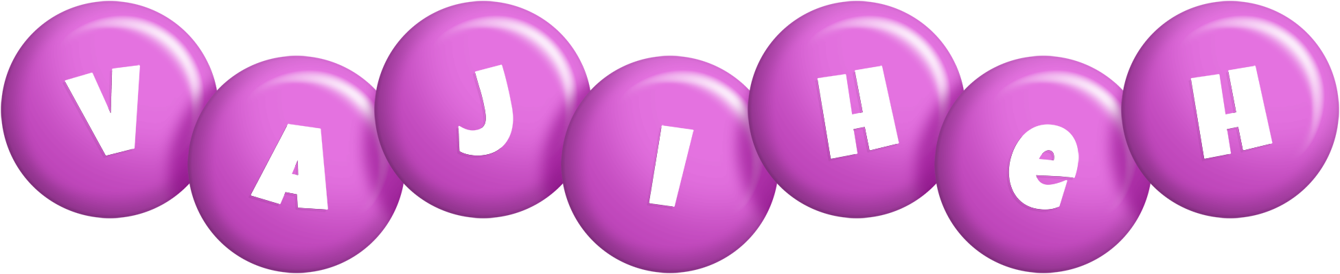 Vajiheh candy-purple logo