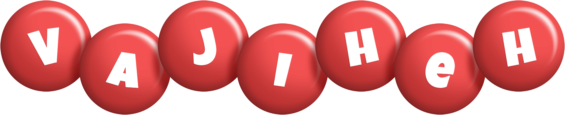 Vajiheh candy-red logo