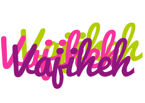 Vajiheh flowers logo