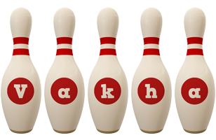 Vakha bowling-pin logo