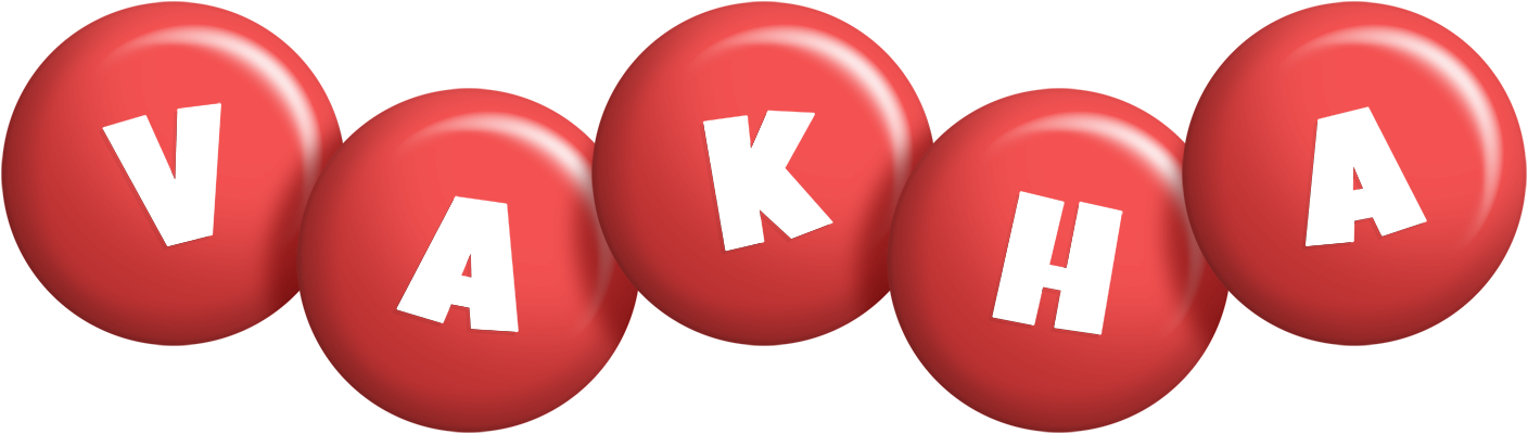 Vakha candy-red logo